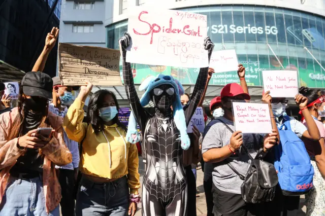 Yangon Protest
