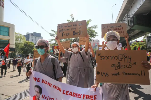 Yangon Protest