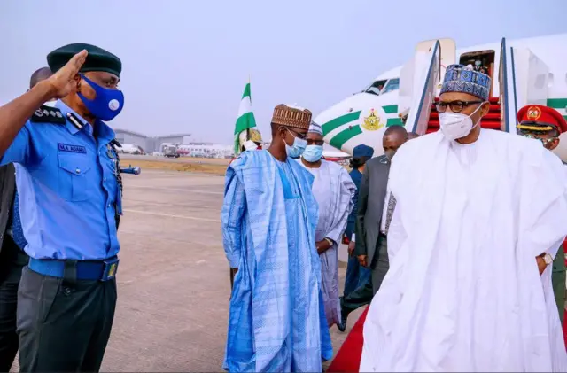 Mohammed Adamu na Muhammadu Buhari