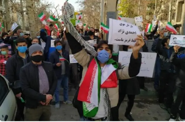 تجمع هواداران احمدی نژاد