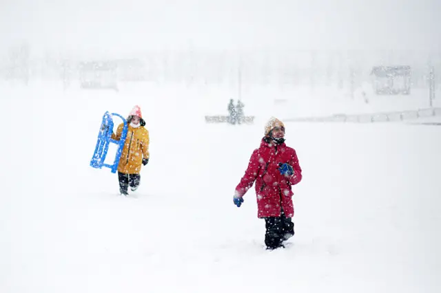 İstanbul'da kar
