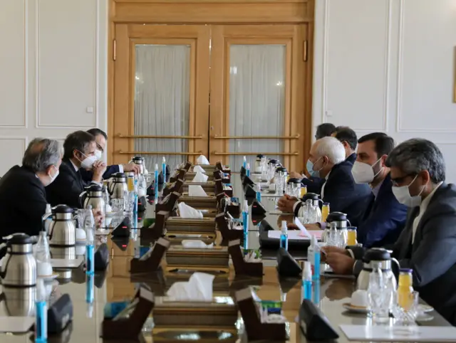 دیدار گروسی و ظریف