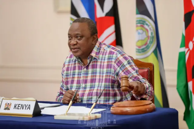 Madaxweynaha Kenya Uhuru Kenyatta