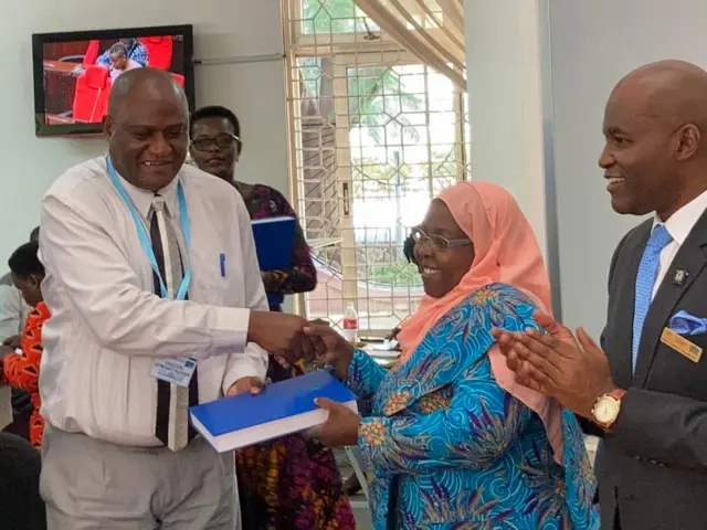 Dkt Faustine Ndugulile ni Waziri wa Mawasiliano na teknolojia ya habari