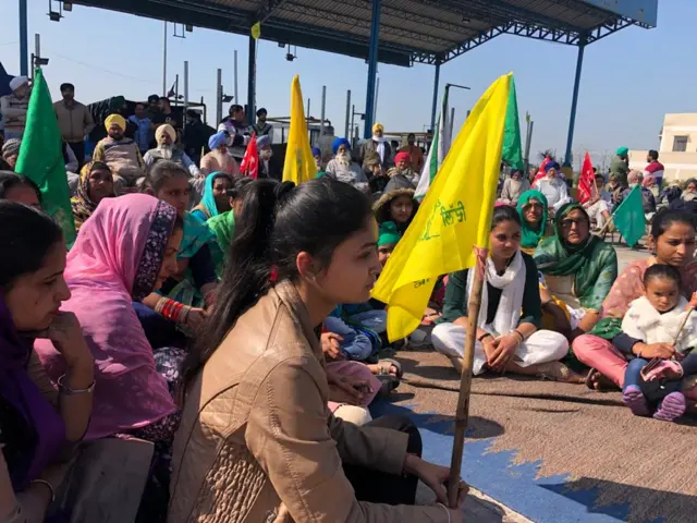 किसानों का प्रदर्शन
