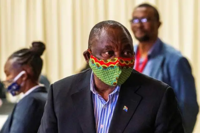 Rais wa Afrika Kusini Cyril Ramaphosa