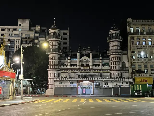 Yangon Curfew