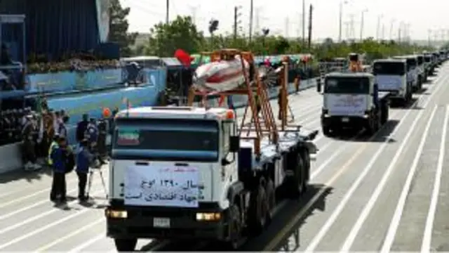 نمایش موشکهای ایرانی