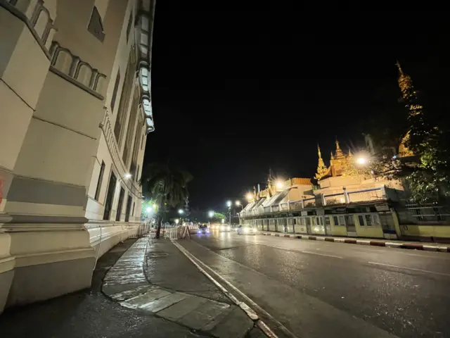 Yangon Curfew