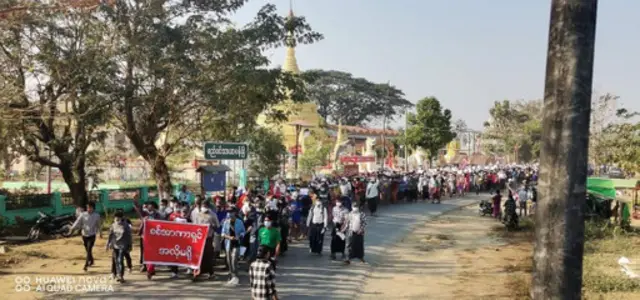ရခိုင်က ဆန္ဒပြပွဲ