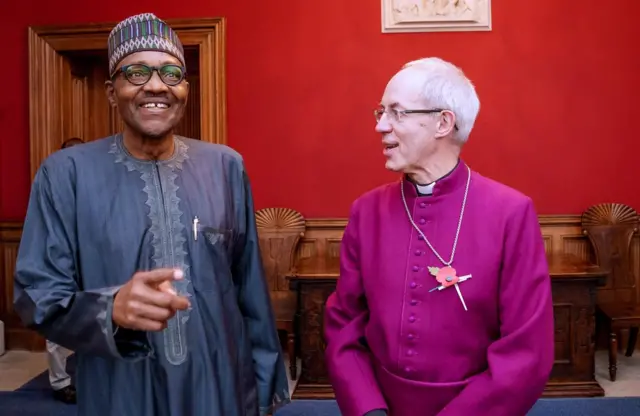 Buhari da Justin Welby