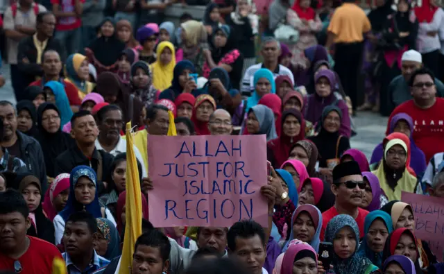 Batun amfani da sunan Allah ya haifar da zanga-zanga a Malaysia