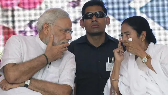 ममता बनर्जी और नरेंद्र मोदी