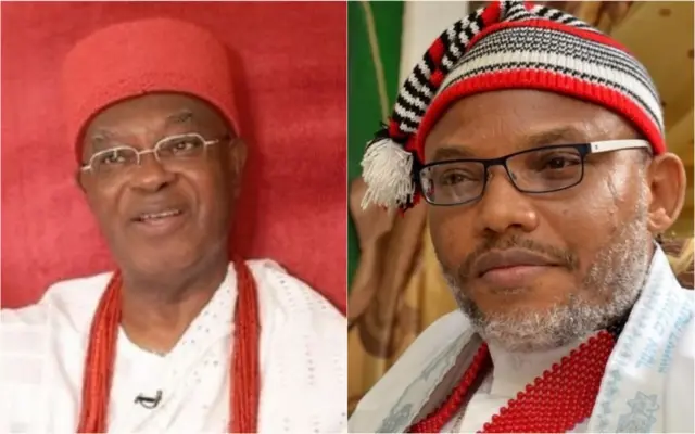 Igwe Achebe na Nnamdi Kanu