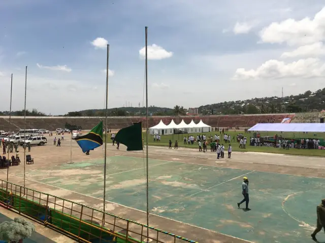 Maandalizi ya kumpokea Hayati John Magufuli