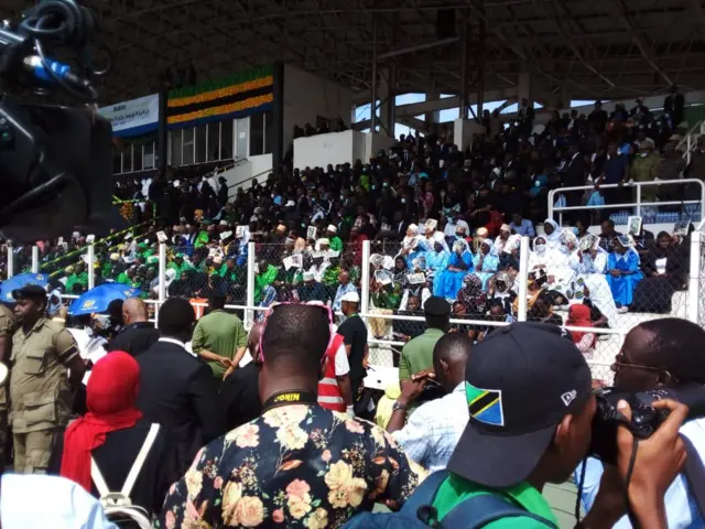 Raia wa Zanzibar wajitokeza uwanja wa Amani