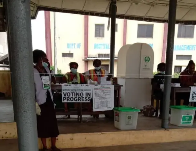 'Abia polytechnic nke bụ ọdọ vootu Eziama ward mbụ