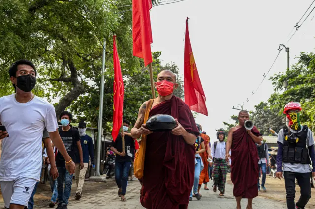 မန္တလေးက စစ်ကောင်စီ ဆန့်ကျင်ဆန္ဒပြပွဲ