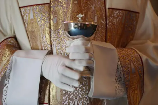 Police are still investigating how the cup disappeared from the church