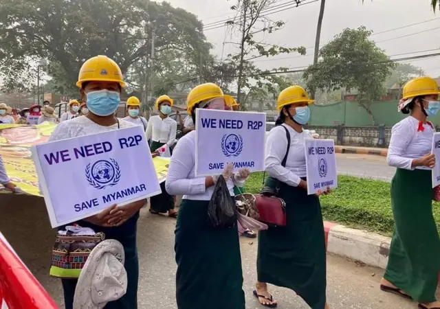 ပြည်တွင်း ဆန္ဒပြပွဲတွေမှာ မြင်တွေ့လာရတဲ့ ကုလတပ်တွေဝင်ပြီး အရပ်သားတွေကို အကာအကွယ်ပေးဖို့ တောင်းဆိုမှု