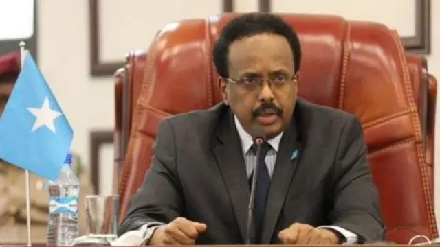Madaxweynaha Soomaaliya Maxamed Cabdullaahi Farmaajo