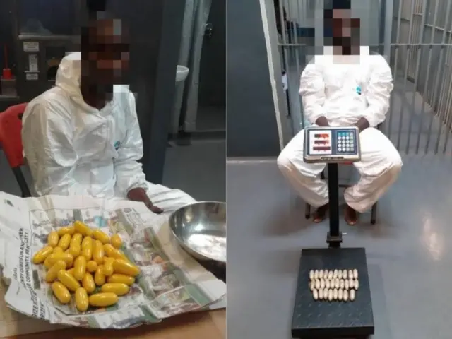 Ndị ahụ ejidere na ọgwụ ahụ.