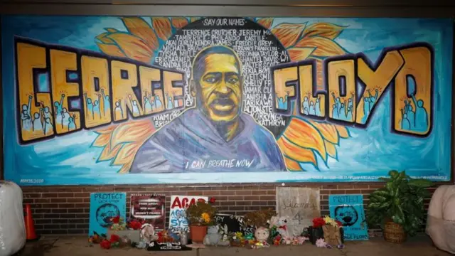 जॉर्ज फ्लायड को श्रद्धांजलि