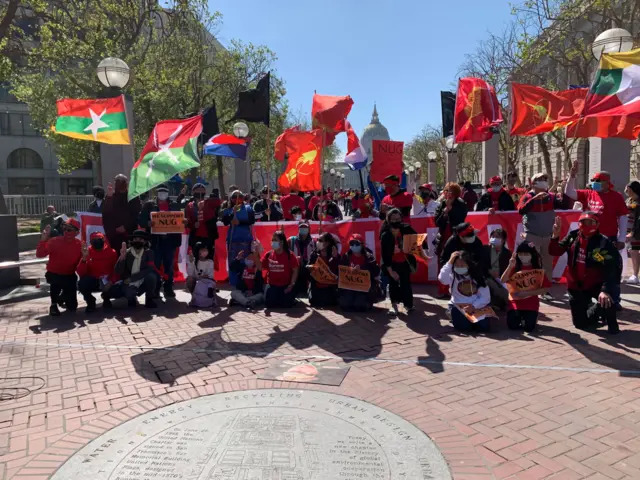 ပြီးခဲ့တဲ့ သီတင်းပတ်က မြန်မာ့အရေး ဆန္ဒပြမှု