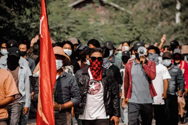 စစ်ကိုင်းက ဒီနေ့ ပေျာက်ကျားသပိတ်