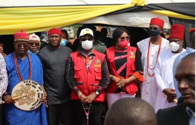 Govanọ Willie Obiano , Onyema ,Igwe Acheba na ndị ọzọ n'emume ahụ