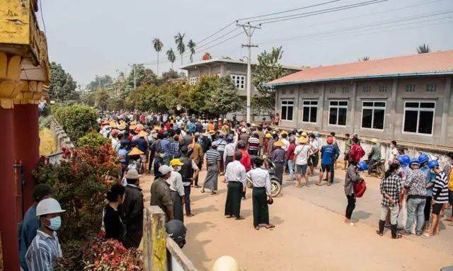 ပြီးခဲ့တဲ့ရက်ပိုင်းက ပြုလုပ်ခဲ့တဲ့ ပင်လည်ဘူးက ဆန္ဒပြပွဲ တစ်ခု