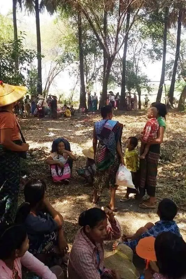 တိုက်ပွဲကြောင့် ပြီးခဲ့တဲ့ ရက်ပိုင်းက တိမ်းရှောင်ခဲ့ကြတဲ့ ရွာခံတွေ