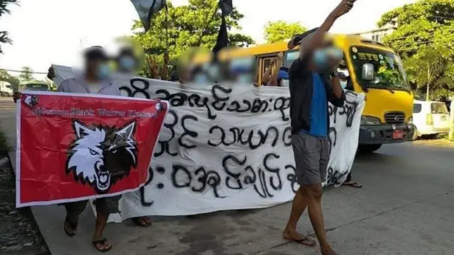 လှိုင်သာယာမှာ ဒီလအစောပိုင်းက ဆန္ဒပြမှု