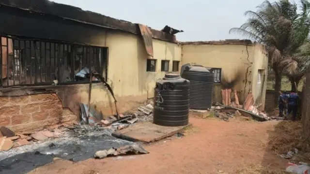 Ụlọ gbara ọkụ