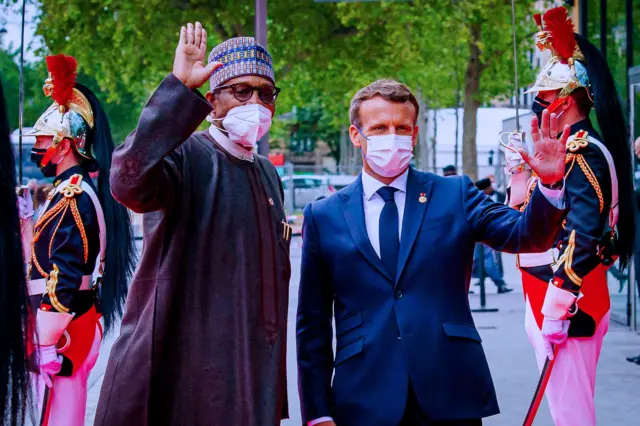 Buhari da Macron