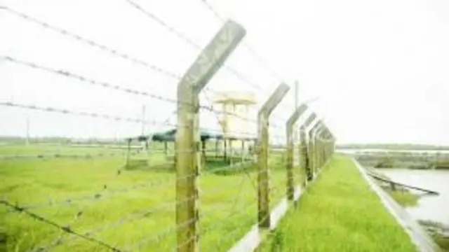 မြန်မာ ဘင်္ဂလားဒေ့ရှ် နယ်စပ်တစ်နေရာ