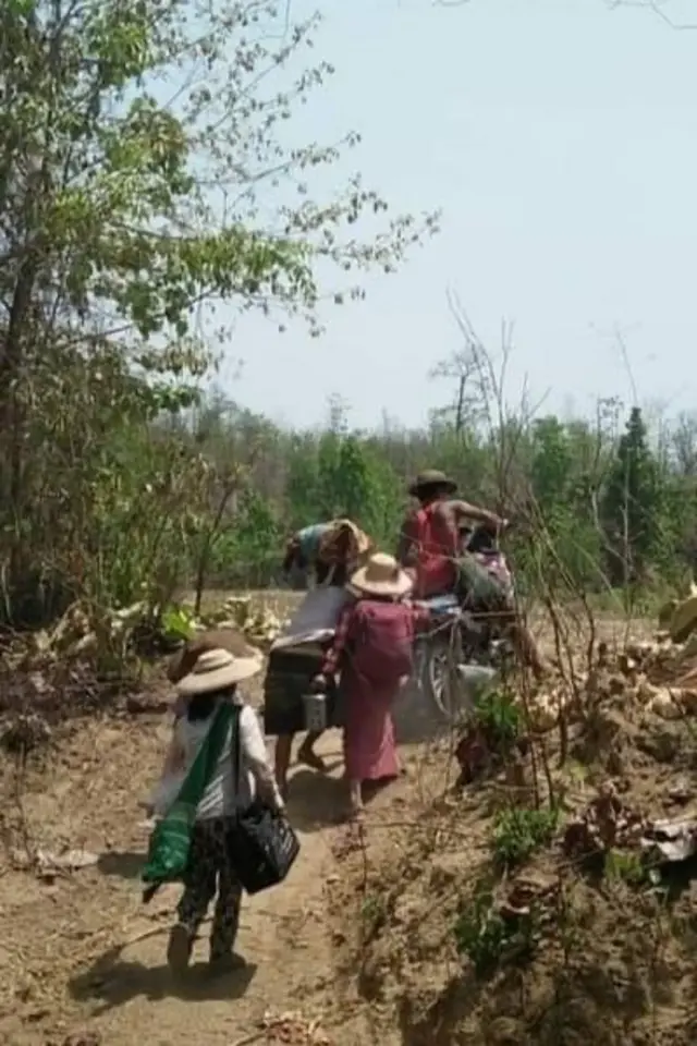 ကနီနယ်မှာ တိုက်ပွဲဖြစ်လို့ စစ်ဘေးရှောင်သူတွေများလာ