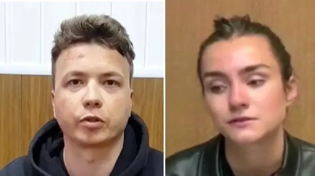 Roman Protasevich na Sofia Sapega bụ ọyị ya nwaanyị onye Rọshịa