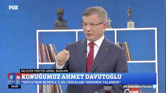 Davutoğlu, Soylu’nun sözlerini yalanladı: “Binali Yıldırım, Süleyman Soylu ve Berat Albayrak, Cumhurbaşkanı’nın koordinasyonuyla bana kumpas kurdular”