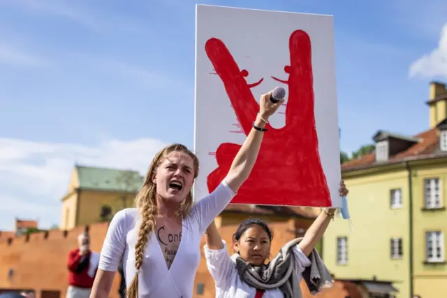 акция за беларусь в варшаве