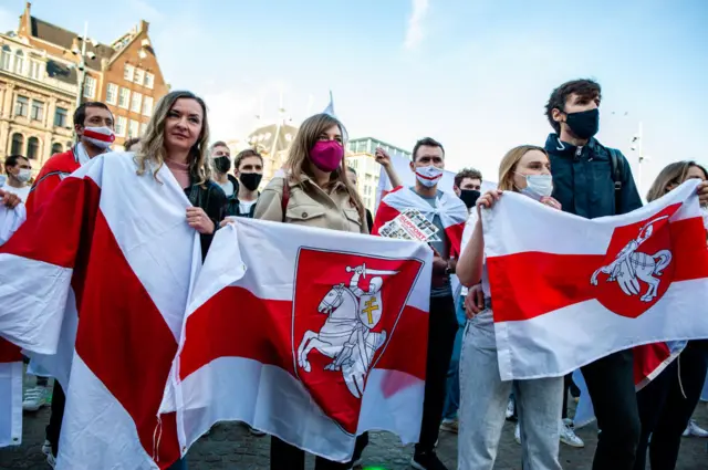 протест в Амстердаме