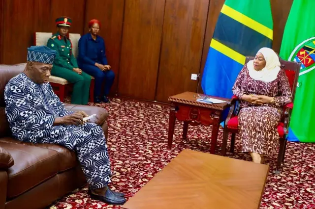 Rais Samia na Obasanjo