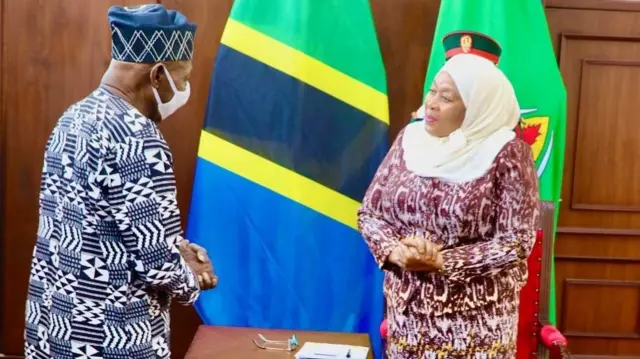 Rais Samia na Obasanjo