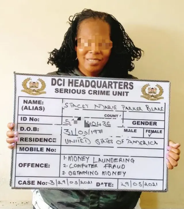 Stacey Marie Parker anatuhumia kuwatapelli Wakenya mamilioni ya fedha huku akidai watapata  faida zaidi