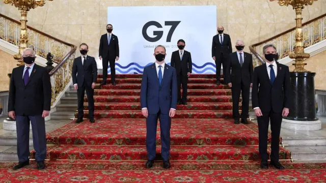 G7 ၊ ယူကေ၊ မြန်မာ၊ ဒဏ်ခတ်ပိတ်ဆို့၊ စစ်အာဏာသိမ်း