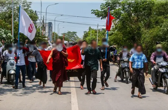 ဒီကနေ့ ပြုလုပ်တဲ့ မန္တလေးမြို့က စစ်ကောင်စီ ဆန့်ကျင်တဲ့  စက်မှု စုပေါင်း သပိတ်
