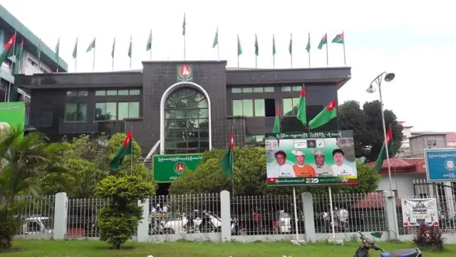 လားရှိုးမြို့ရှိ ကြံ့ခိုင်ရေးပါတီရုံး