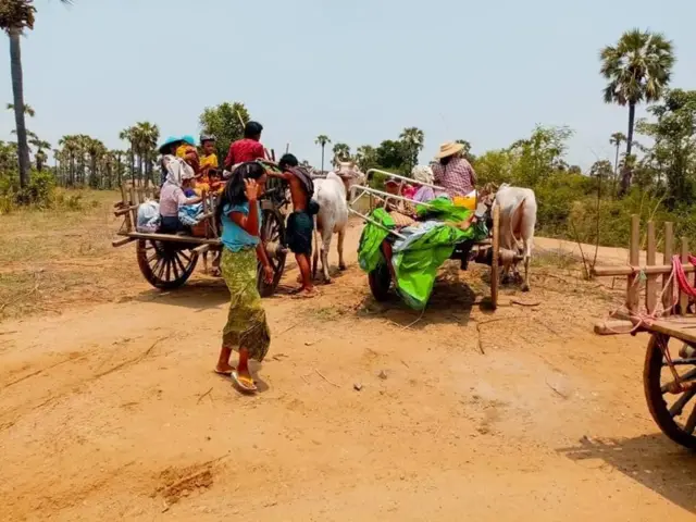 ကနီ မင်းကင်းနယ်က နေရပ်စွန့်ခွာထွက်ပြေးသူများ