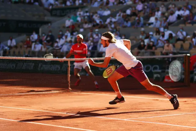 मैच का एक दृश्य