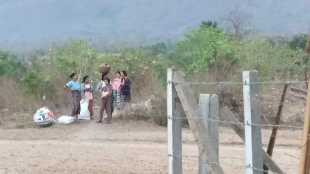 တိုက်ပွဲဖြစ်ချိန်က တိမ်းရှောင်ခဲ့ကြတဲ့ ဒေသခံတွေ
